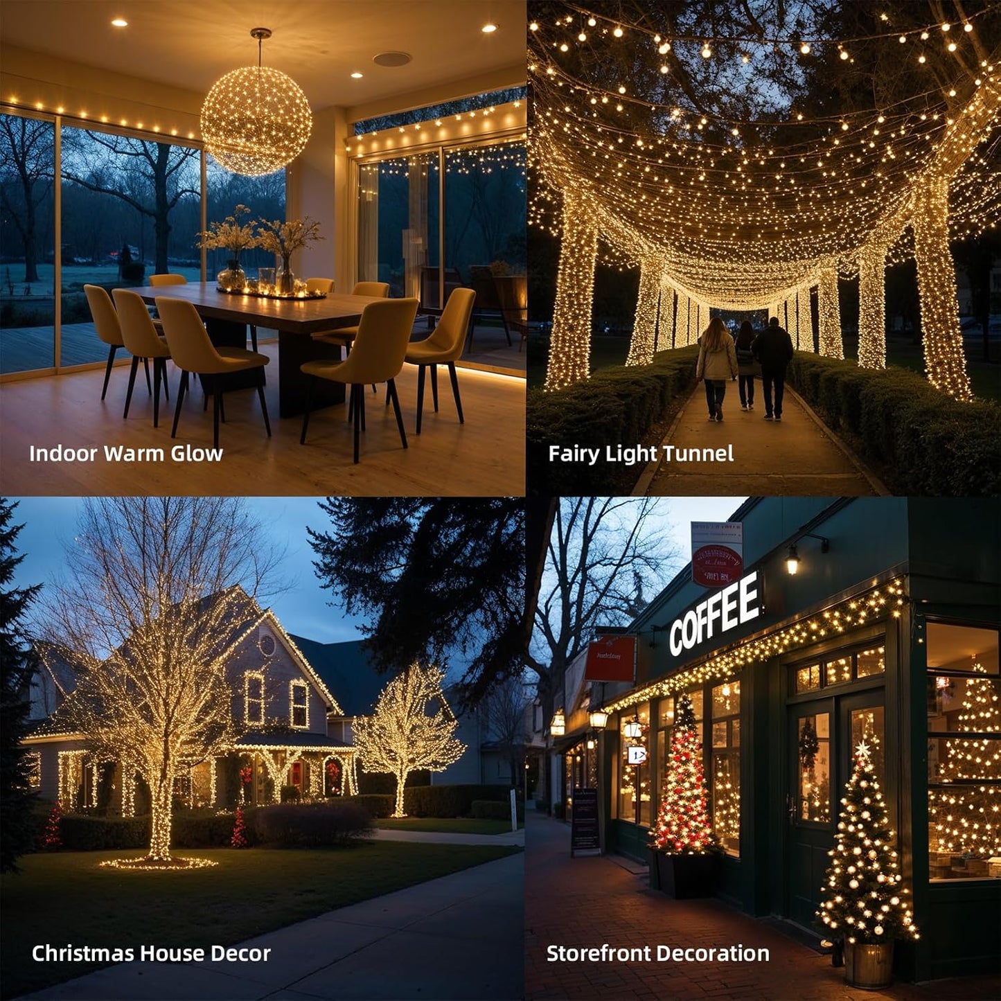 Outdoor Christmas String Lights