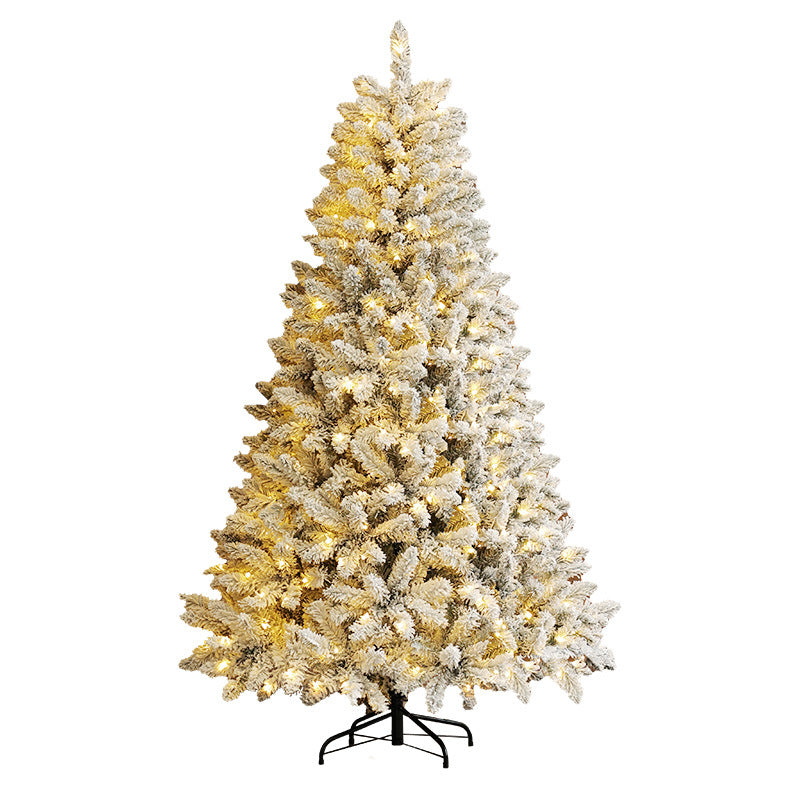 Snow Flocked Christmas Tree